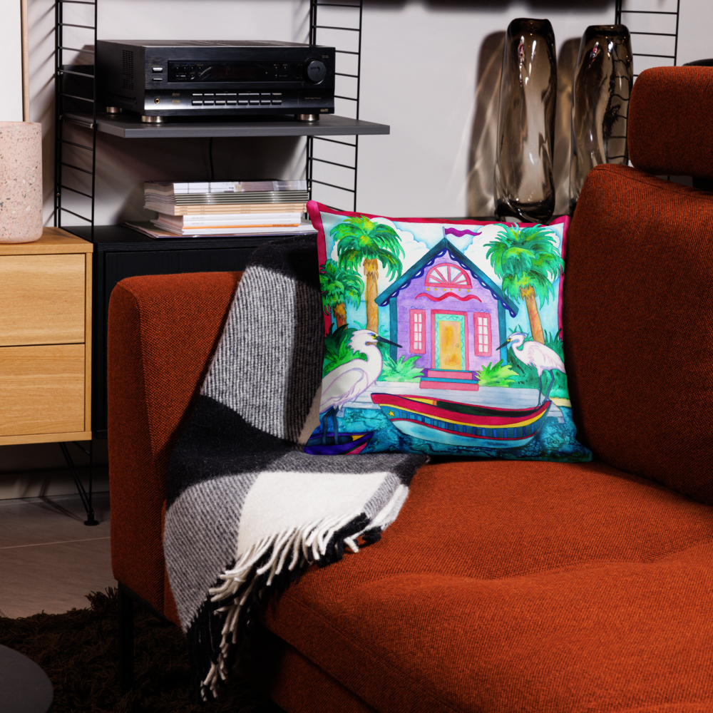 Tropical Retreat - Premium Pillow