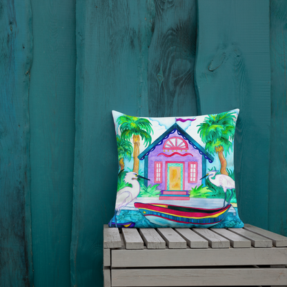 Tropical Retreat - Premium Pillow