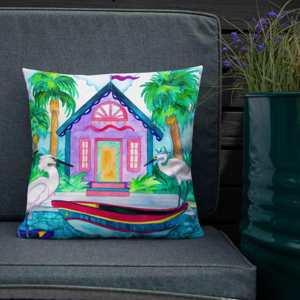Tropical Retreat - Premium Pillow