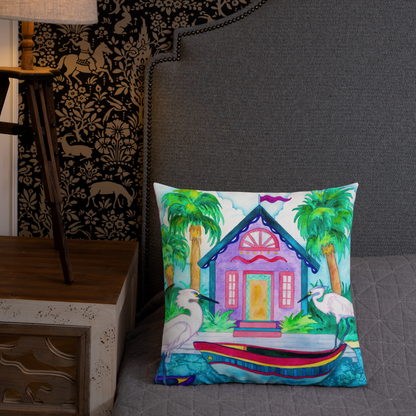 Tropical Retreat - Premium Pillow