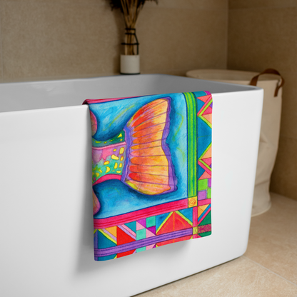 Rainbow Trout - Medium Beach Towel