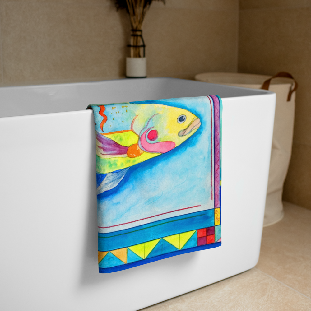 Dream Fish - Large Beach Towel