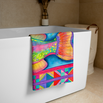 Rainbow Trout -  Large Beach Towel