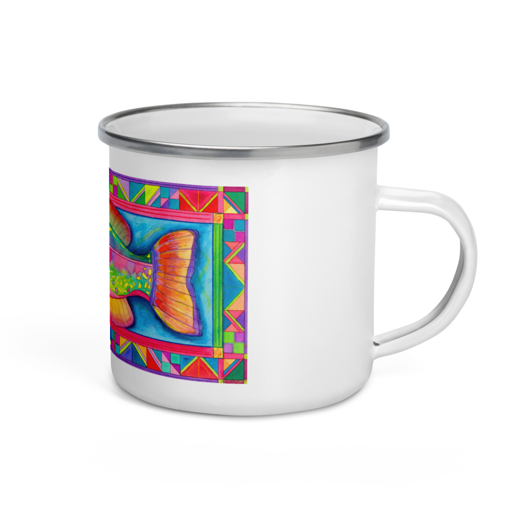 Rainbow Trout - Enamel Mug