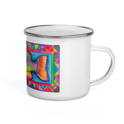 Rainbow Trout - Enamel Mug
