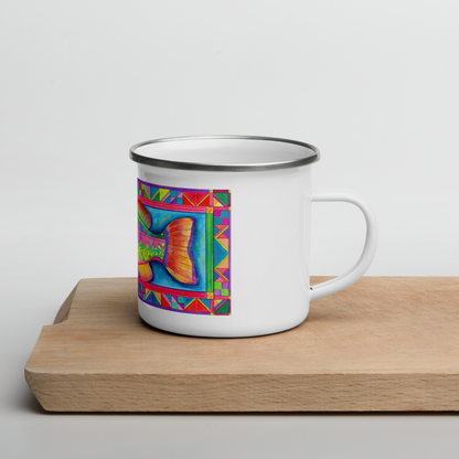 Rainbow Trout - Enamel Mug