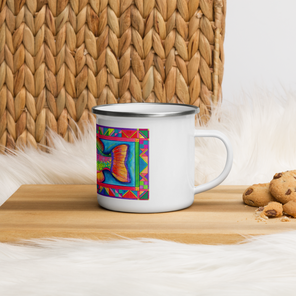 Rainbow Trout - Enamel Mug
