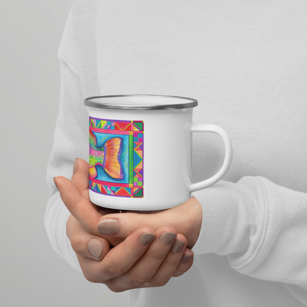 Rainbow Trout - Enamel Mug